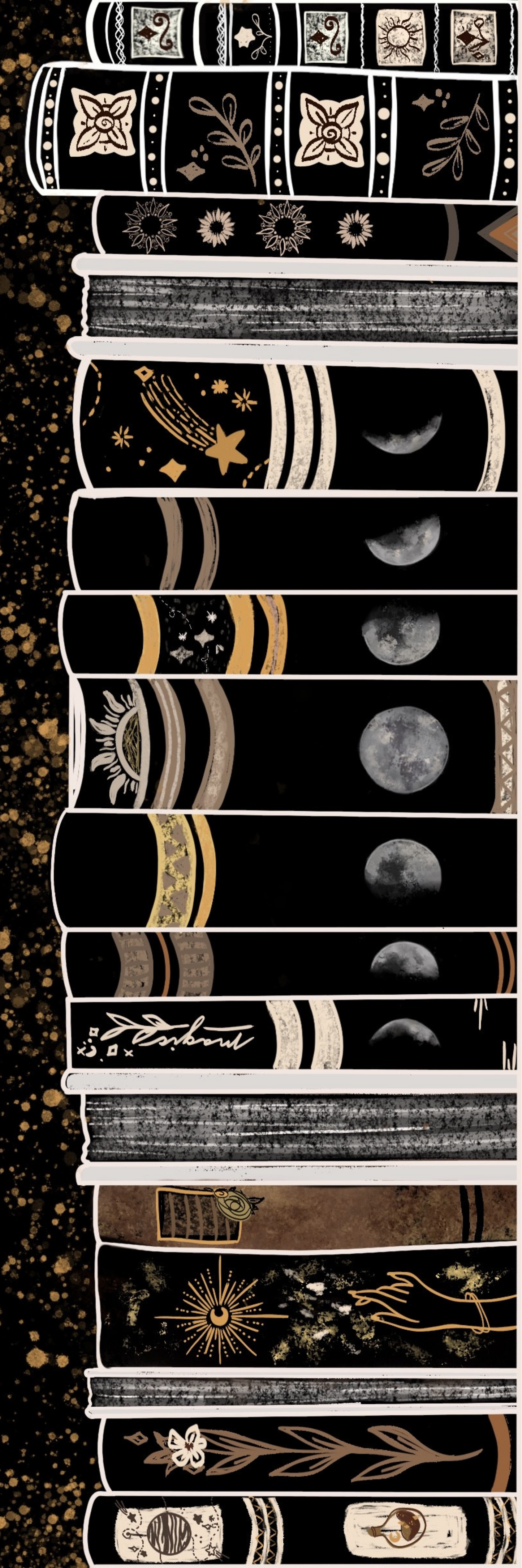 Celestial Spines Bookmark