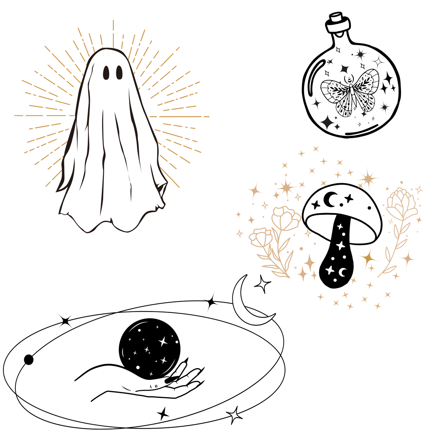 Celestial Vibes Sticker Set