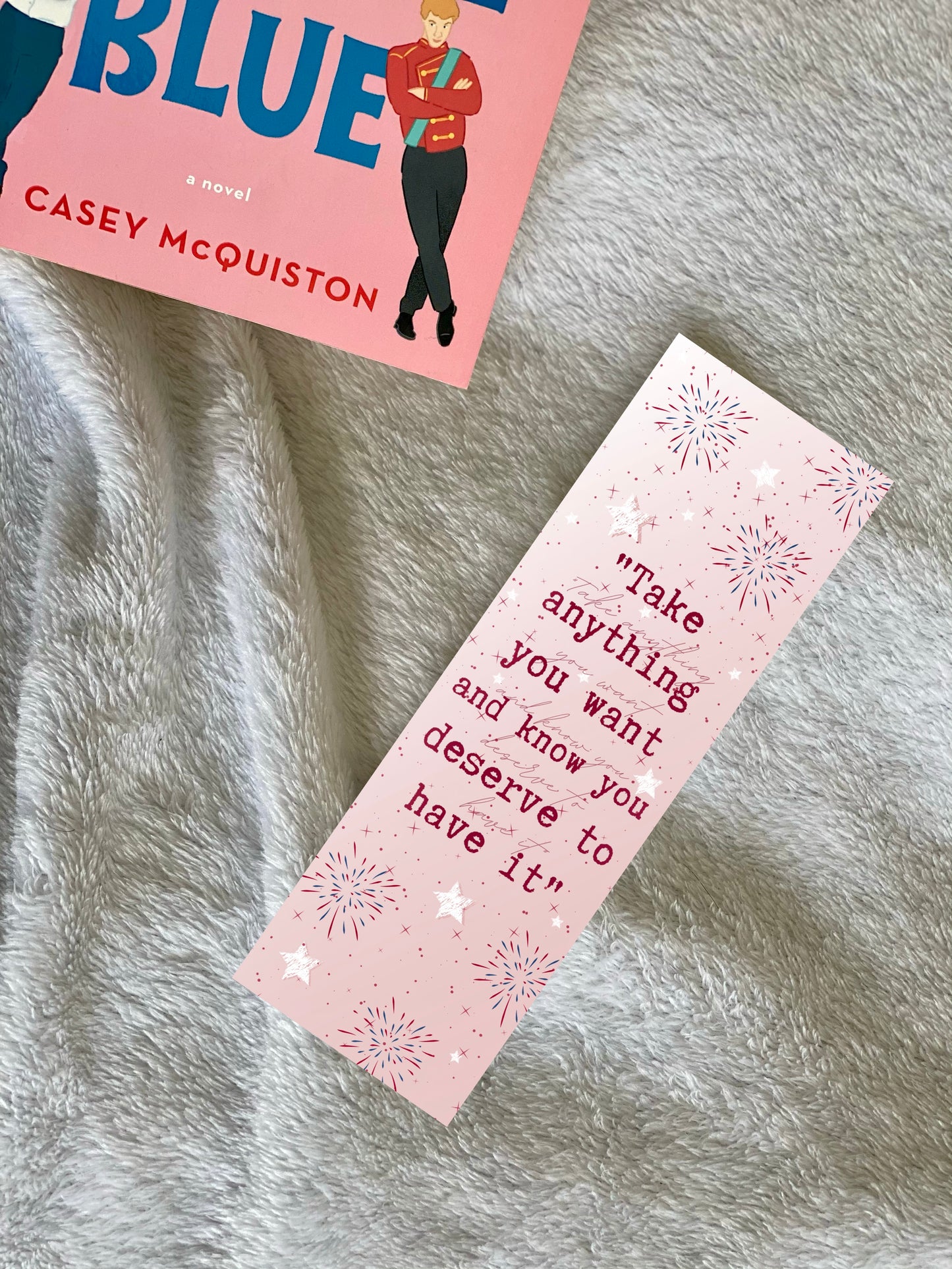 Red White and Royal Blue Bookmark Set