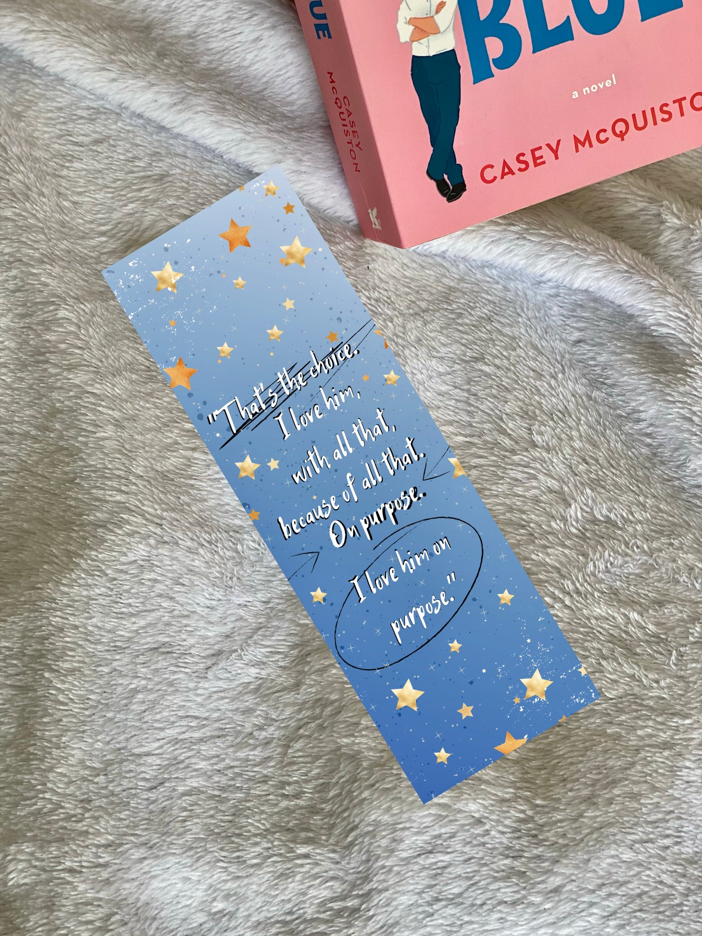 Red White and Royal Blue Bookmark Set