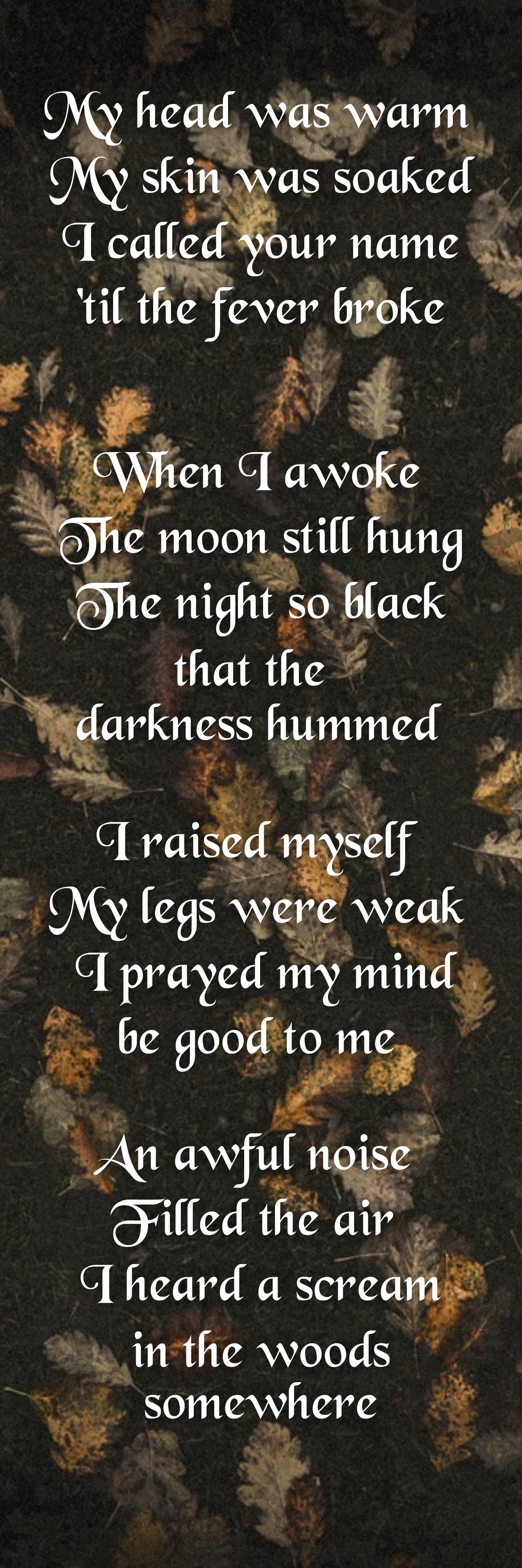 In The Woods Bookmark