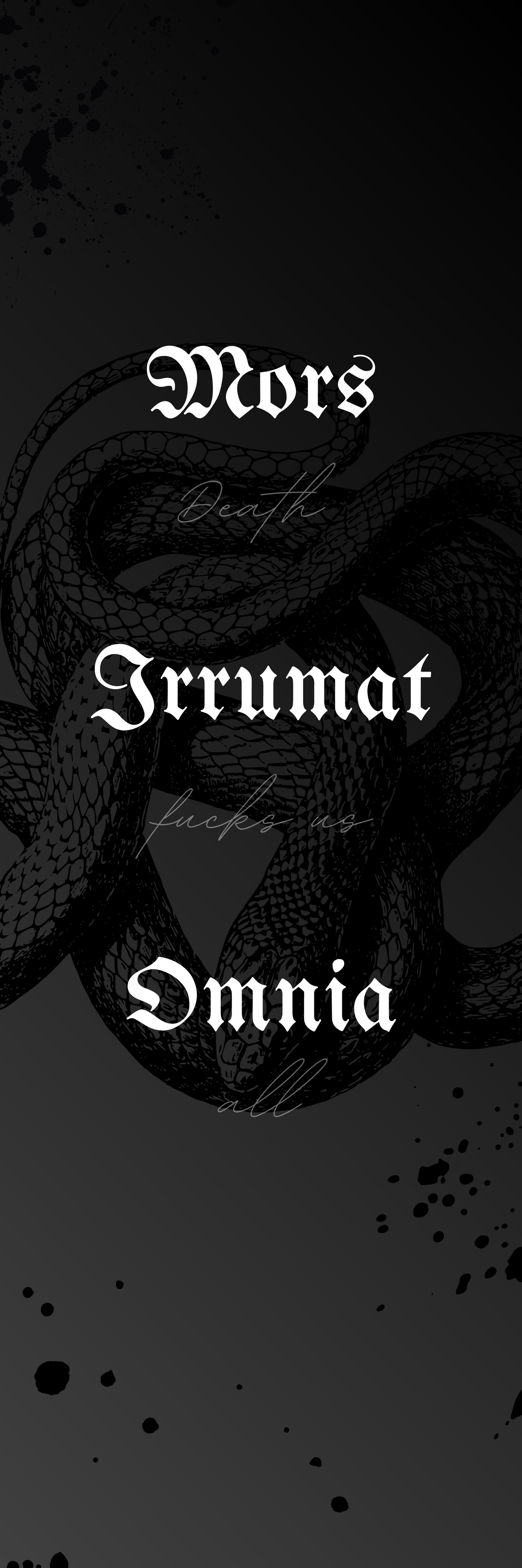 Ninth House Inspired bookmark