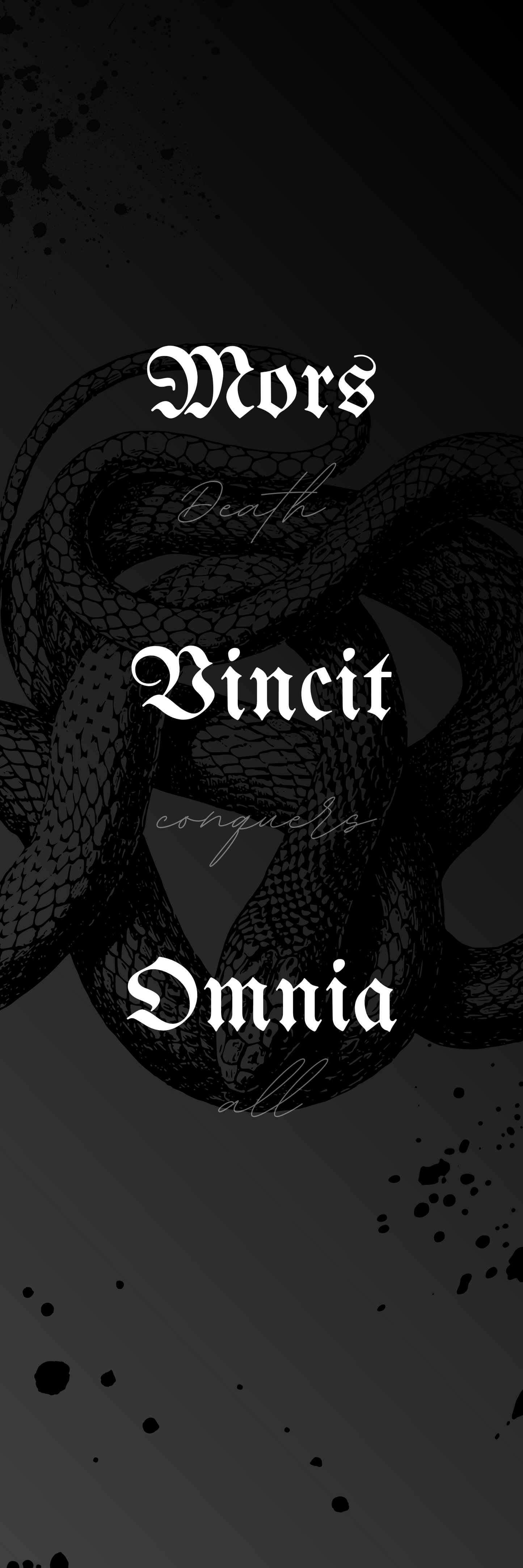 Ninth House Inspired bookmark