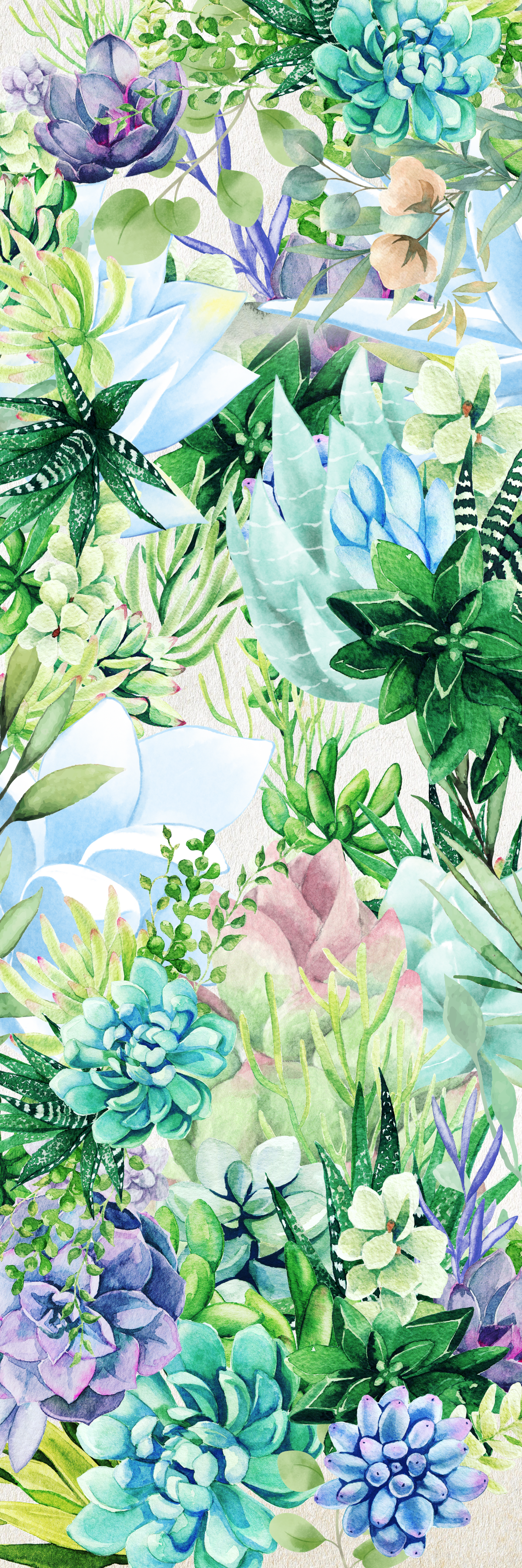 Succulent Forest Bookmark
