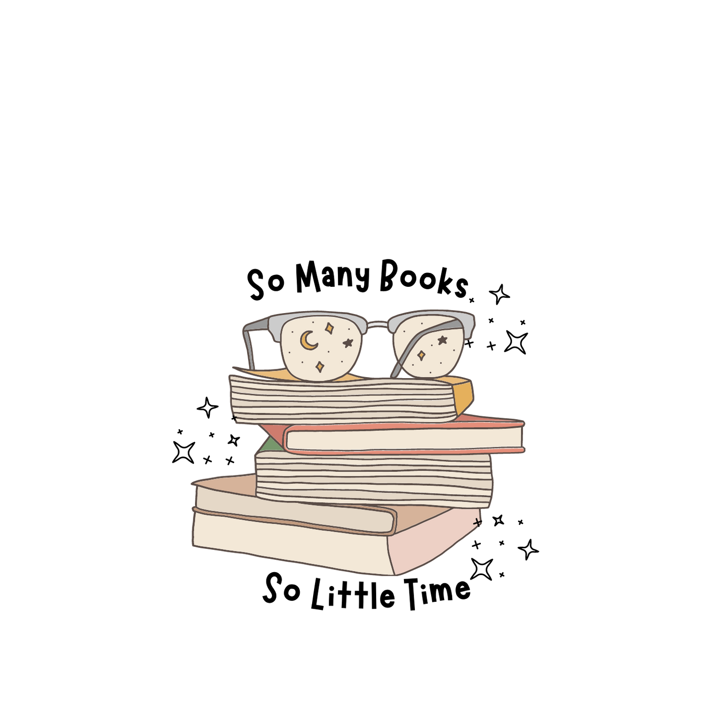 So Many Books Acrylic Pin