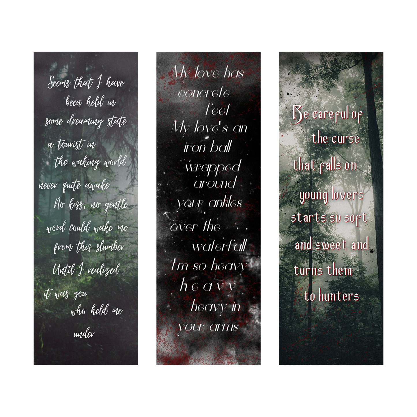 Lungs Bookmark Set