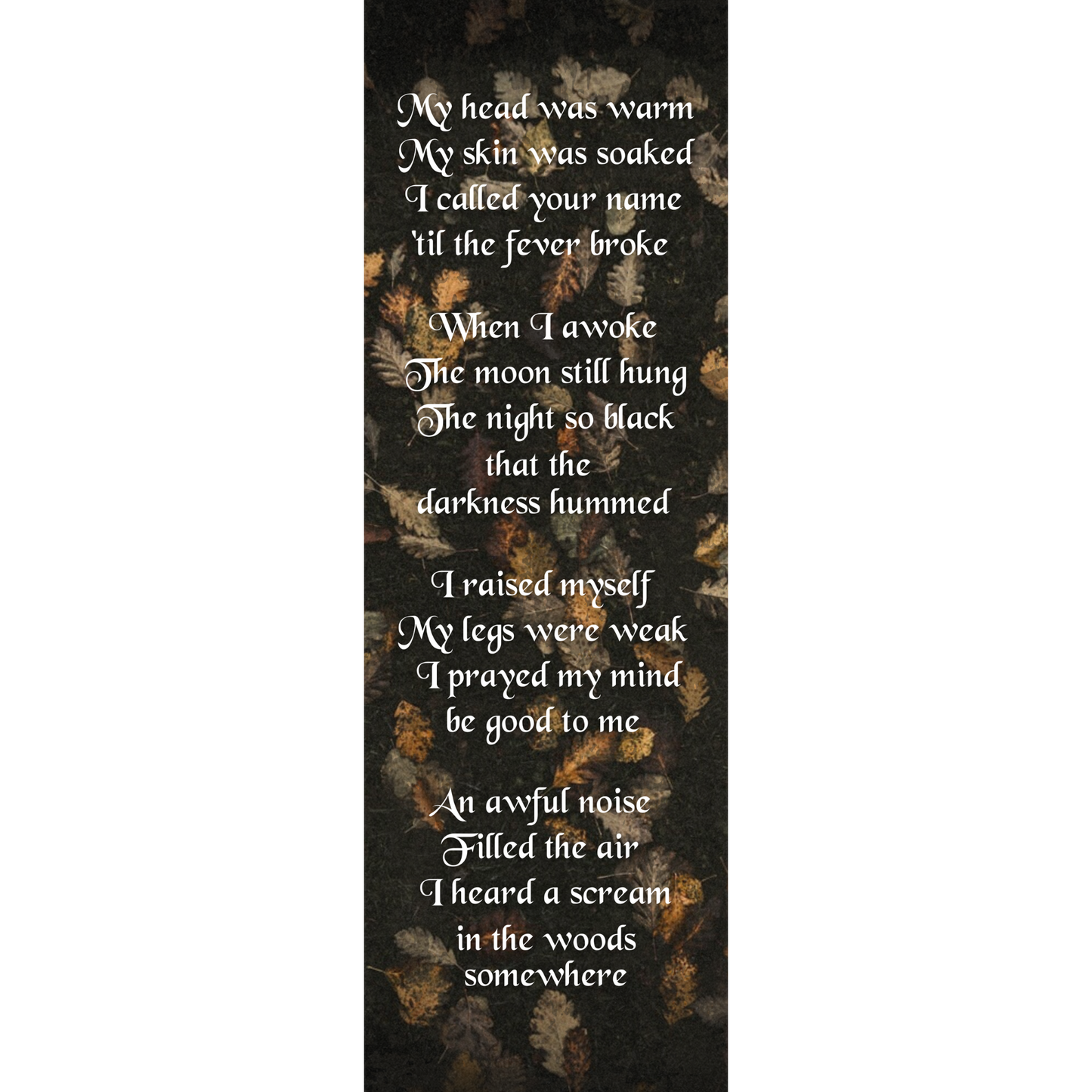 In The Woods Bookmark