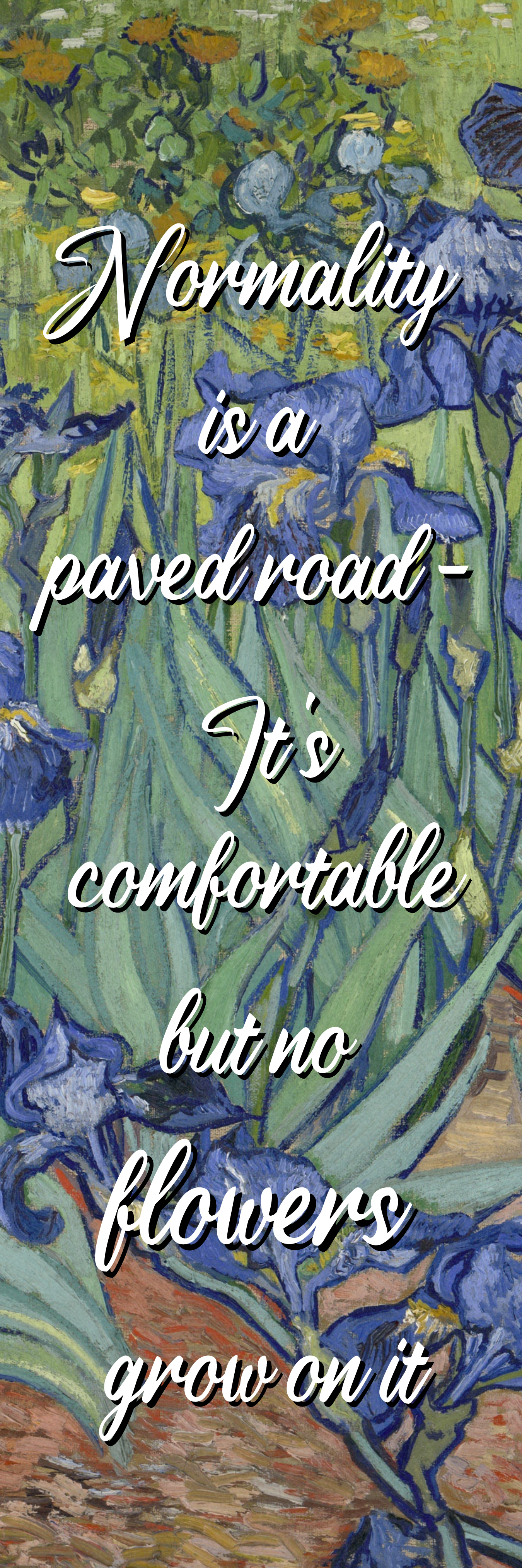 Van Gogh Irises Bookmark