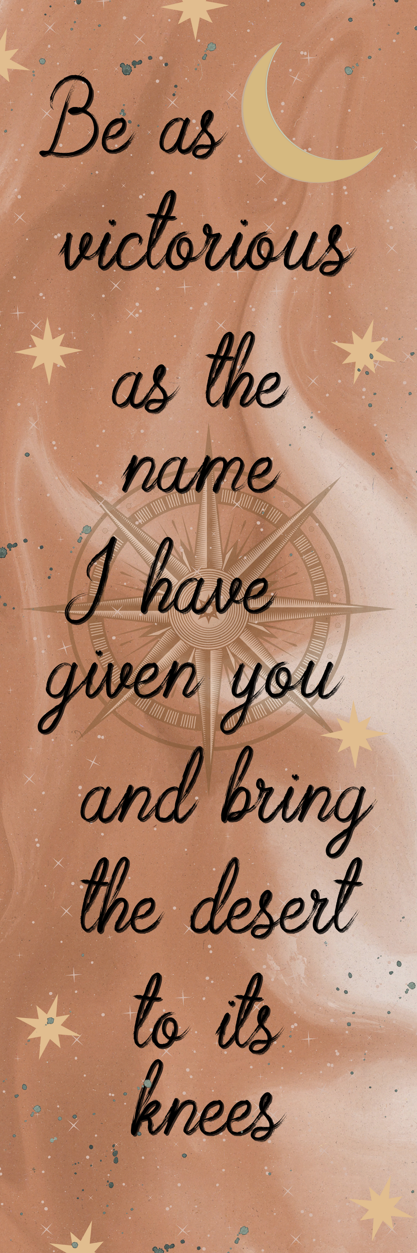 We Hunt The Flame - Zafira - bookmark