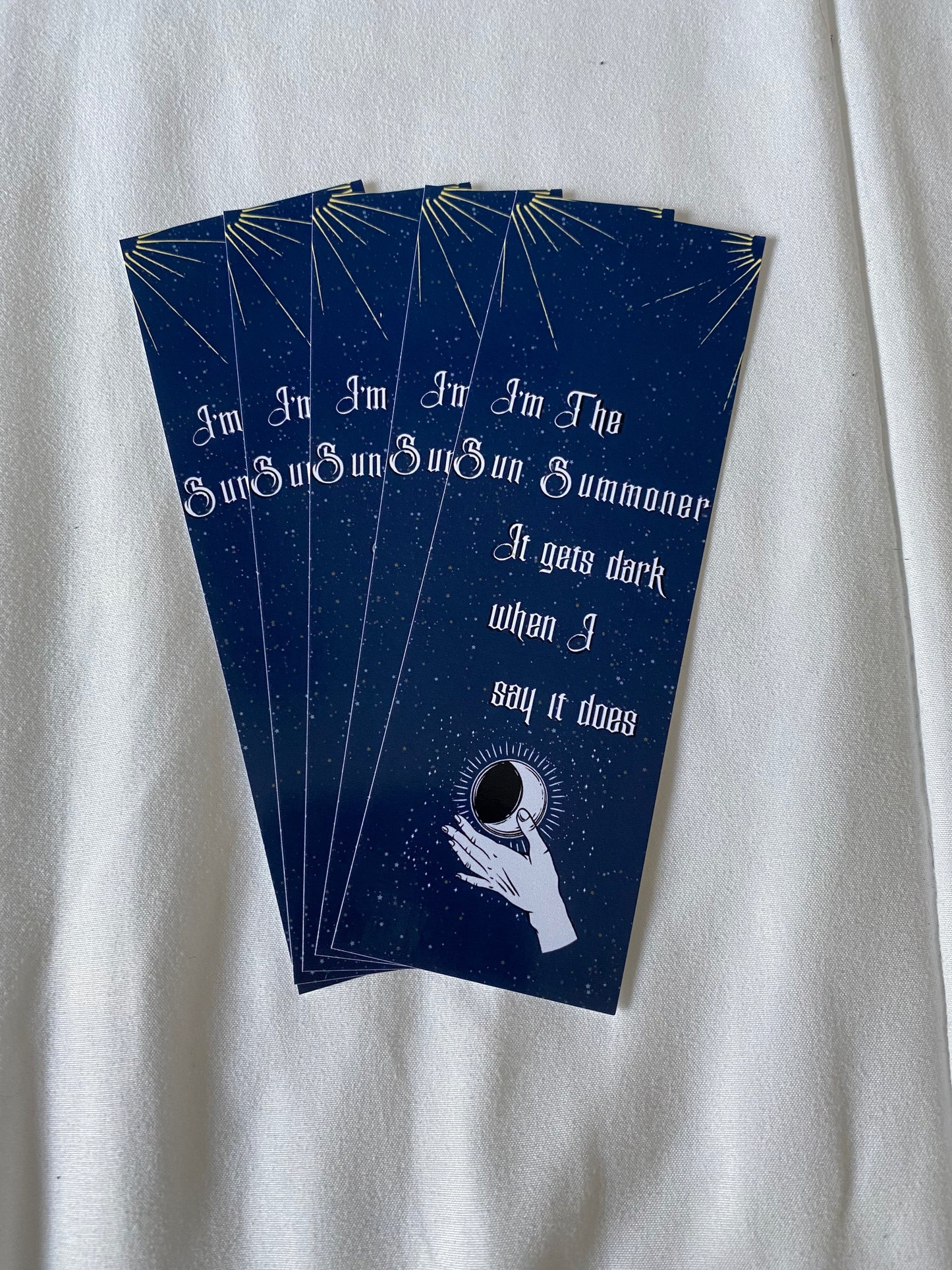 The Sun Summoner inspired bookmark