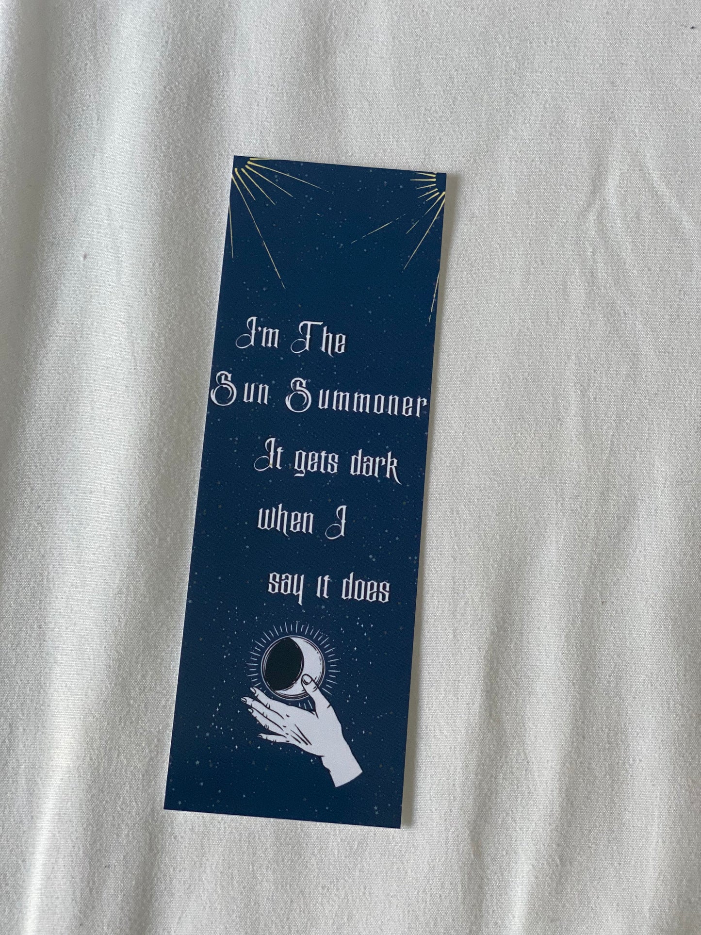 The Sun Summoner inspired bookmark
