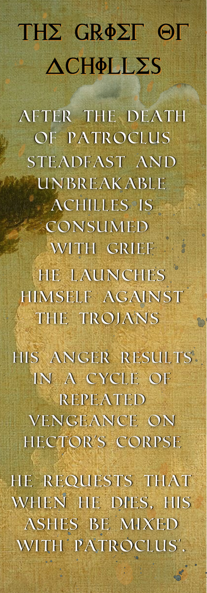 The Grief of Achilles Bookmark