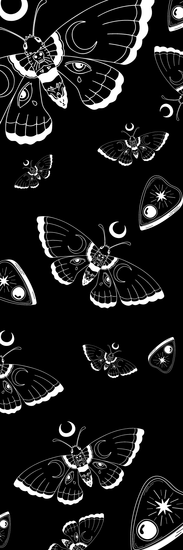 Death Moth Polygonal Design Ornament Moon Stock Vector Royalty Free  2219050337  Shutterstock