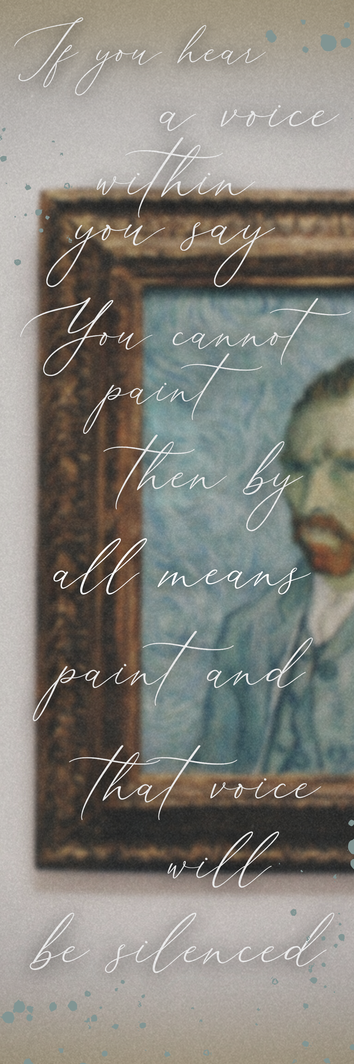 Van Gogh Paint Bookmark