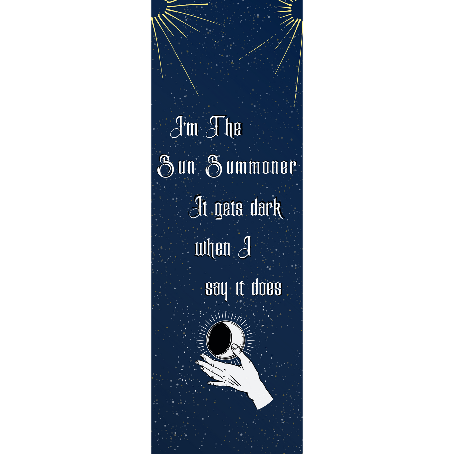The Sun Summoner inspired bookmark