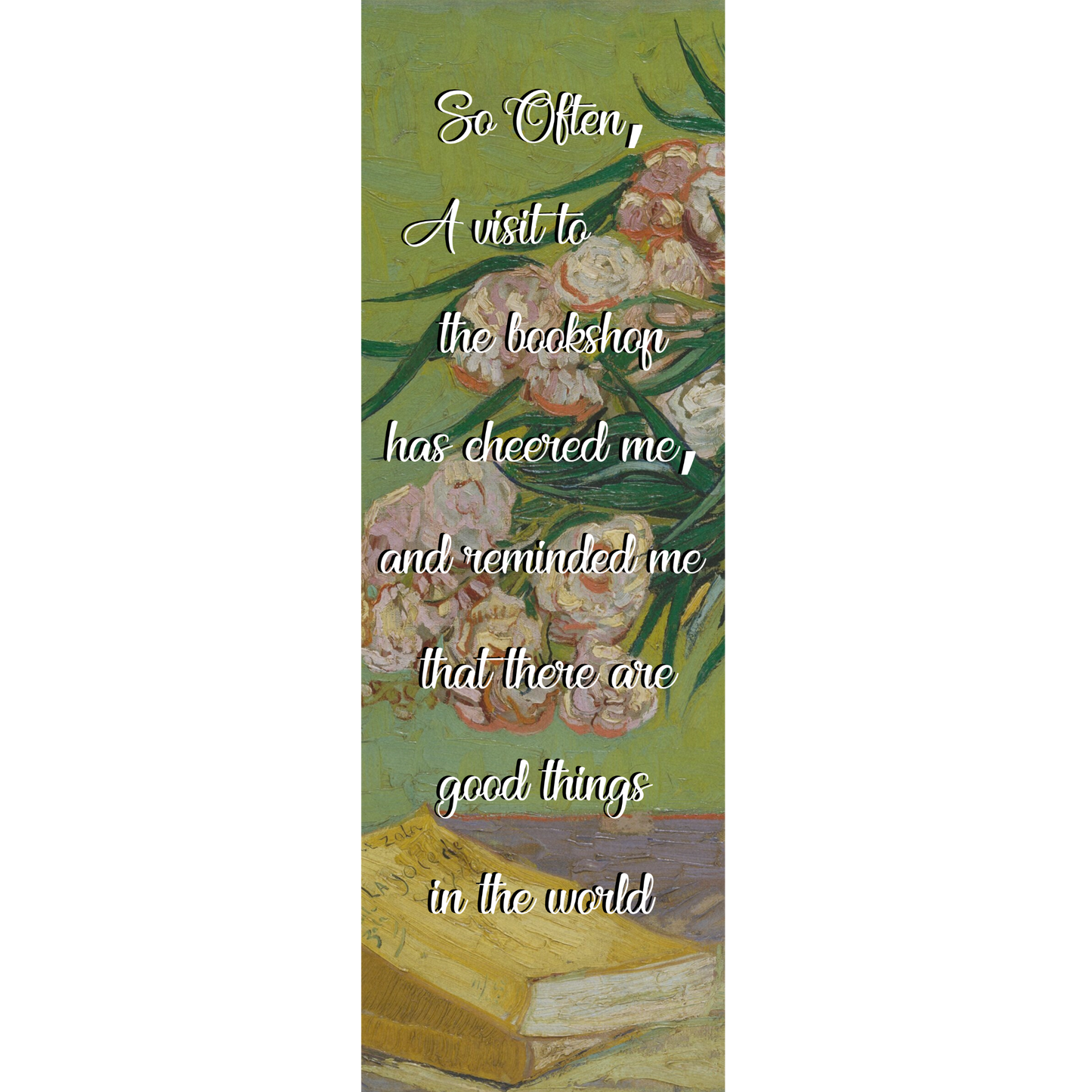 Van Gogh Oleander and Book Bookmarks