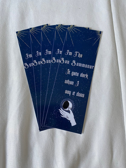 The Sun Summoner inspired bookmark